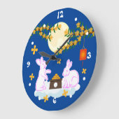 Mid Herfst Festival Maan Konijn Mooncake Osmanthus Grote Klok (Hoek)