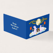 Mid Herfst Festival Maan Konijn Mooncake Osmanthus Kaart (Buitenkant)