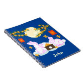 Mid Herfst Festival Maan Konijn Mooncake Osmanthus Notitieboek (Rechterzijde)