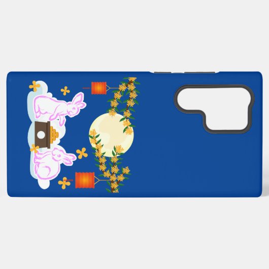 Mid Herfst Festival Maan Konijn Mooncake Osmanthus Samsung Galaxy Hoesje (Achterkant horizontaal)