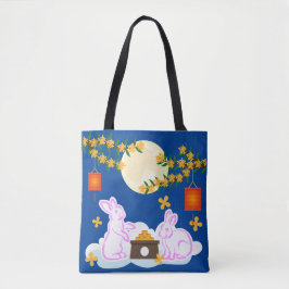 Mid Herfst Festival Maan Konijn Mooncake Osmanthus Tote Bag