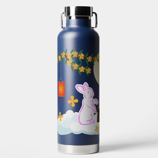 Mid Herfst Festival Maan Konijn Mooncake Osmanthus Waterfles (Voorkant)