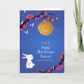 Mid Herfst Festival Mooncake Groet Kaart (Voorkant)