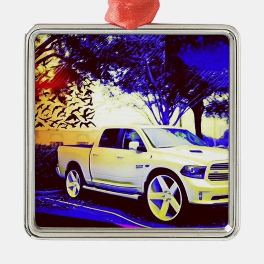 MID-KNIGHT TRUCK STOP METALEN ORNAMENT (Voorkant)