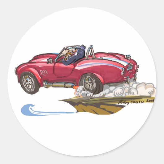 MiD LiFe PeNgUiN Ronde Sticker (Voorkant)