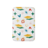 Mid Mod Atomic Mid-Century Moderne Vormen Retro Badmat (Voorkant Verticaal)