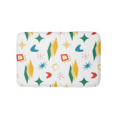 Mid Mod Atomic Mid-Century Moderne Vormen Retro Badmat (Voorkant)