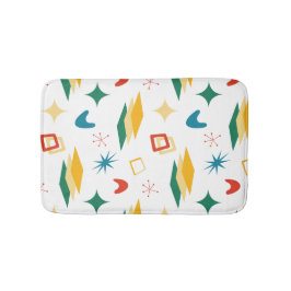 Mid Mod Atomic Mid-Century Moderne Vormen Retro Badmat