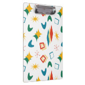 Mid Mod Atomic Mid-Century Moderne Vormen Retro Klembord (Rechts)