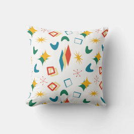 Mid Mod Atomic Mid-Century Moderne Vormen Retro Kussen
