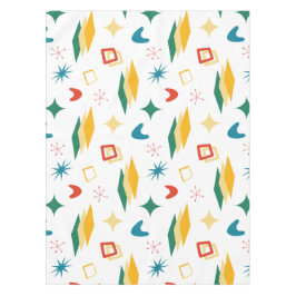Mid Mod Atomic Mid-Century Moderne Vormen Retro Tafelkleed