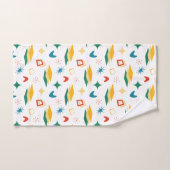 Mid mod atomische, retro midden eeuw moderne vorme bad handdoek (Handdoek)