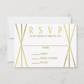 Mid Mod Design - RSVP Kaart (Voorkant)