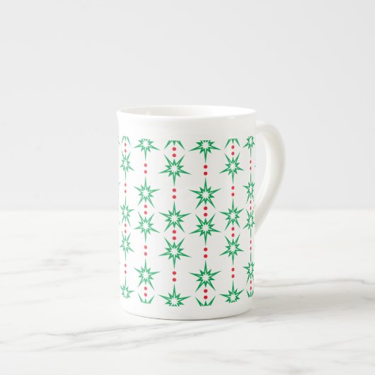 Mid Mod Garland Bone China Beker Porselein Kop (Voorkant rechts)