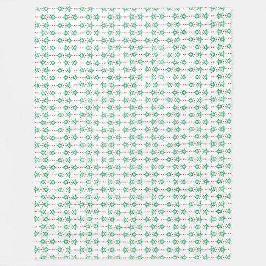 Mid Mod Garland Fleece Deken (3 maten) (Voorkant)