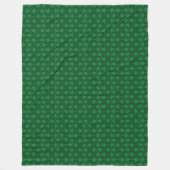 Mid Mod Garland Green Fleece Deken (3 maten) (Voorkant)