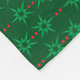Mid Mod Garland Green Fleece Deken (3 maten)