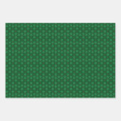 Mid Mod Garland Groen inpakpapier Vel (Voorkant 2)