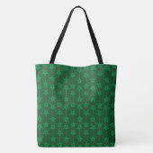 Mid Mod Garland Groene Canvas tas (Achterkant)