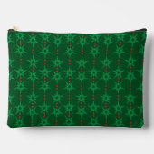 Mid Mod Garland Groene Grote Pouch Etui (Voorkant)