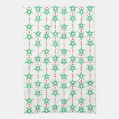 Mid Mod Garland keukenhanddoek (Verticaal)