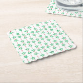 Mid Mod Garland Paper Onderzetters (Gebogen)