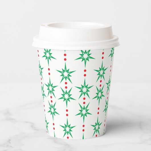 Mid Mod Garland papieren bekers (Achterkant)