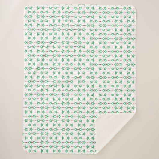 Mid Mod Garland Sherpa Deken (3 maten) (Voorkant)