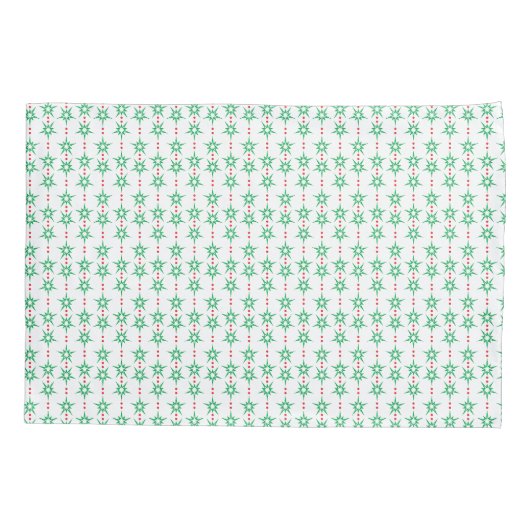 Mid Mod Garland Standaard Kussenslopen (Achterkant-Links)