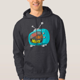 Mid Mod Geld Retro TV Hoodie