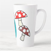 Mid Mod Geld Retro TV Latte Mok (Rechts)