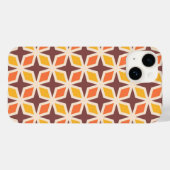 Mid Mod geometrisch sterpatroon Case-Mate iPhone Case (Achterkant (horizontaal))
