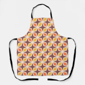 Mid Mod geometrisch sterpatroon Schort (Voorkant)