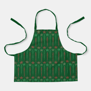 Mid Mod Icicles Groen Klein Schort
