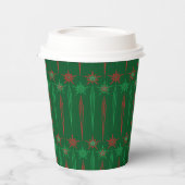 Mid Mod Icicles Groenboek Cups Papieren Bekers (Links)