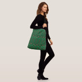 Mid Mod Icicles Groene Crossbody Tas (2 maten) (Op model)