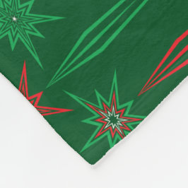 Mid Mod Icicles Groene Fleece Deken (3 maten)