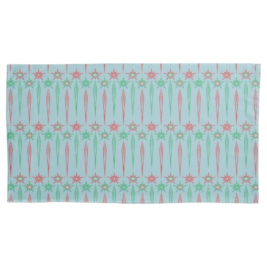 Mid Mod Icicles King Pillowcases Kussensloop (Voorkant-Links)
