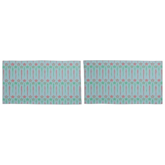 Mid Mod Icicles King Pillowcases Kussensloop (Achterkant-Set)