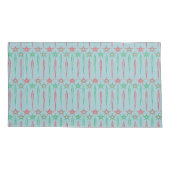 Mid Mod Icicles King Pillowcases Kussensloop (Achterkant-Links)