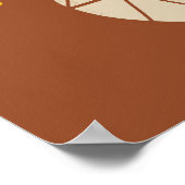 Mid Mod Tulips Bouquet Poster (Hoek)