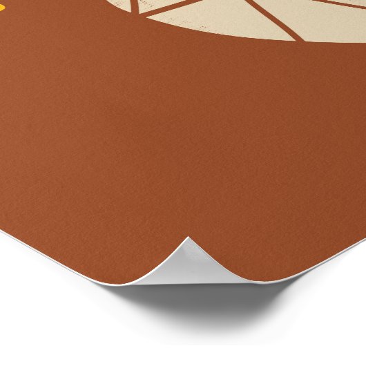 Mid Mod Tulips Bouquet Poster (Hoek)