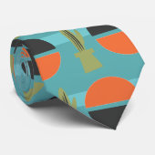 Mid Modern Century Dessert Cactus Stropdas (Opgerold)