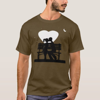 mid night love kiss t-shirt