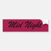 Mid Night Racing Sticker (Voorkant)