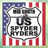 Mid South Chapter - Decal Vlag & Logo (Vel 3)
