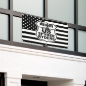 Mid South Chapter - US Flag & Logo Banner bw 3x5 (Buitenkant Gebouw)