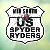 Mid South Hoofdstuk - Decal Hoofdstuk Logo (Vel 3)