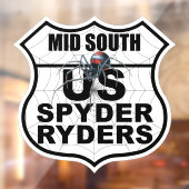 Mid South Hoofdstuk - Decal Hoofdstuk Logo (Vel 2)
