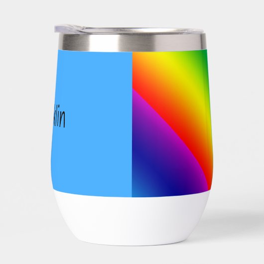 Mid Spectrum Regenboog Tie Kleuren Custom (Rechts)